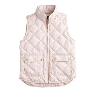 J Crew Excursion Quilted Down Vest Light Amethyst. Medium